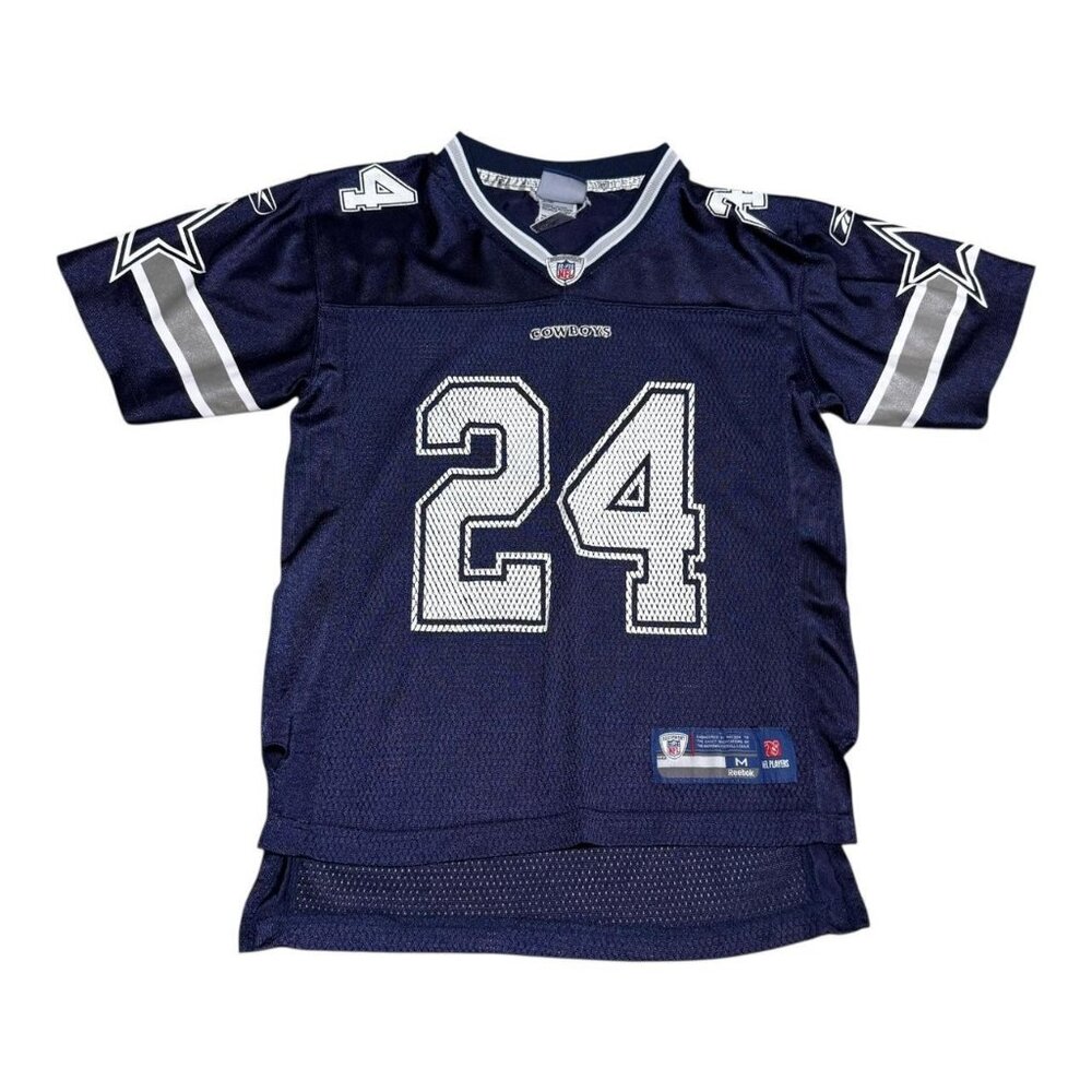 Reebok Onfield Dallas Cowboys 24 Marion Barber Football Jersey Youth Medium